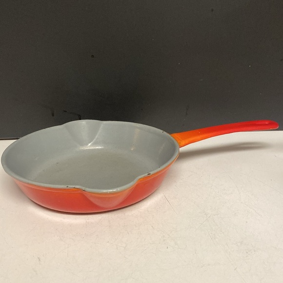 Descoware Flame 7” Nonstick Enamelware Skillet Pan 81-C FE Belgium - Picture 3 of 17
